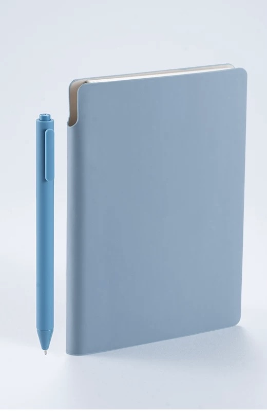 Agenda con Bolígrafo Azul Claro